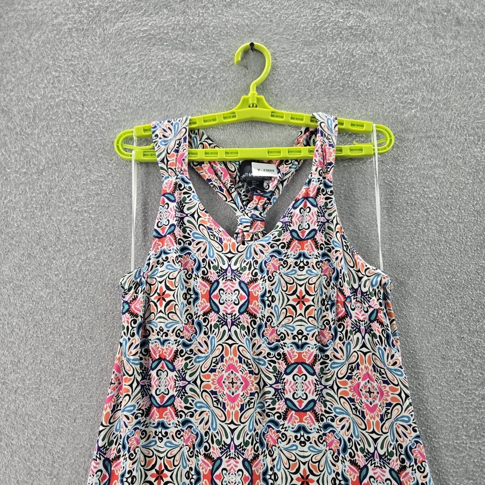 Cynthia Rowley Women Dress  L Multicolor Geometric Body Contour Halter Pullover - Picture 4 of 9